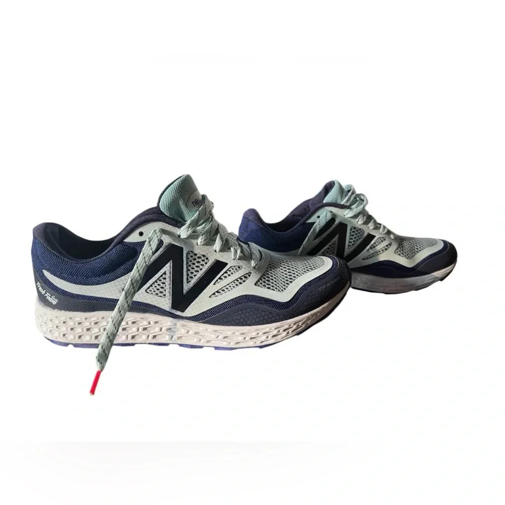 New Balance Women’s Fresh Foam Gobi Navy Blue & Mint - Size 11 - Picture 4 of 9